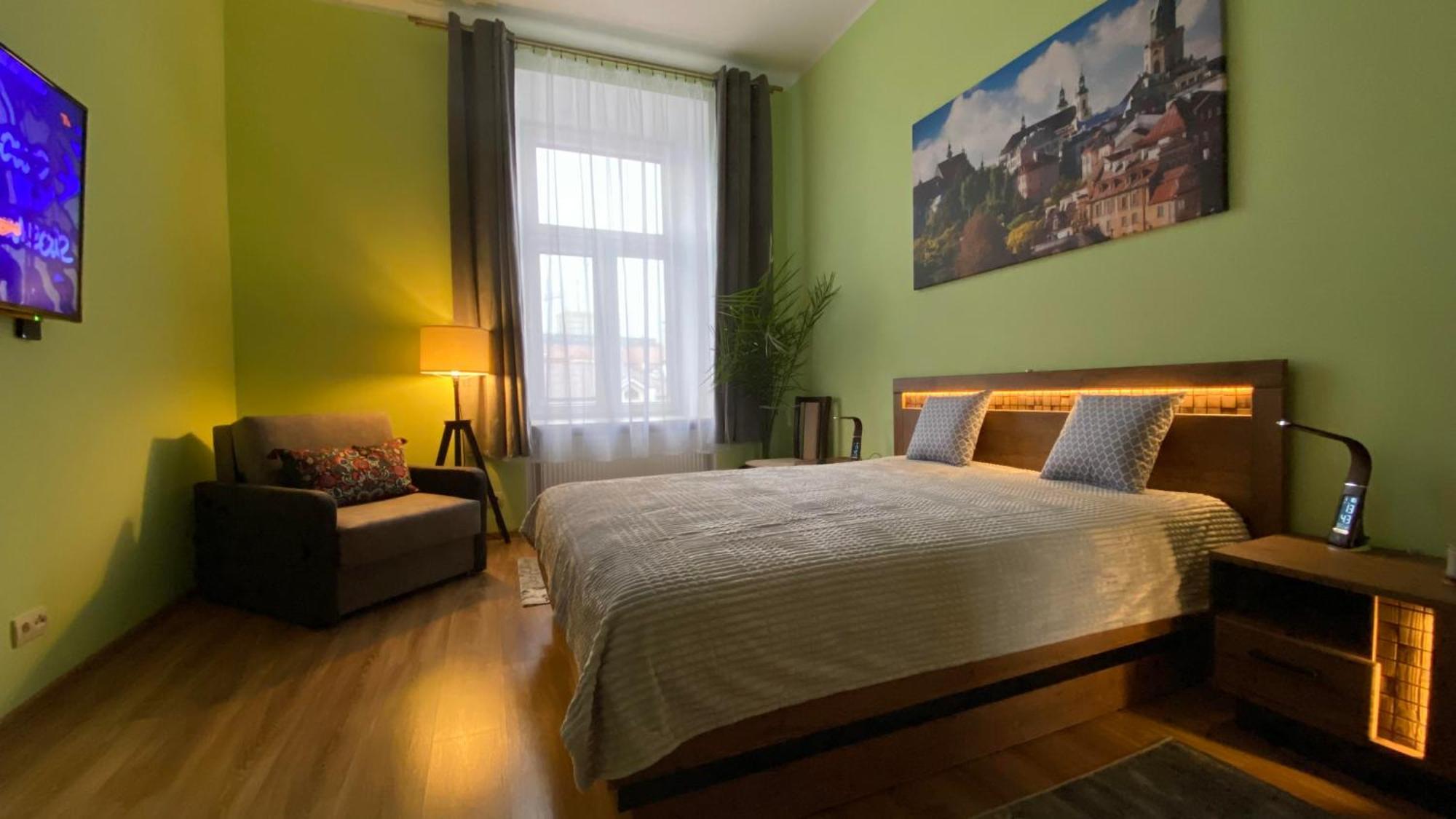 Lublinbnb - Exclusive Family Apartment ------ In The Heart Of Lublin -------------------------------- Bedroom & Living Room & Kitchen Екстериор снимка